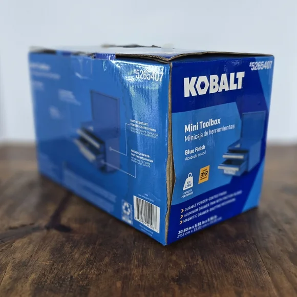 Kobalt Blue Mini Toolbox - Picture 4 of 6